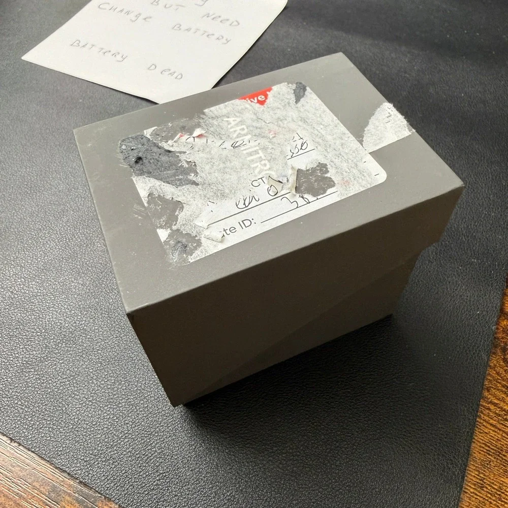 MSRP‎ $40 Armitron 25/6418 Women's Rose Gold Resin Strap Watch NEEDS BATT